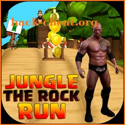 the rock |jumanji| jungle run icon