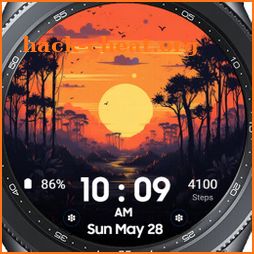 The Sunset Digital Watchface icon