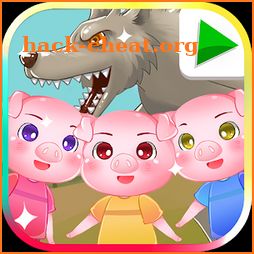 The Three Little Pigs, Bedtime Story Fairytale icon