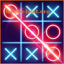 Tic Tac Toe 2 Player:Glow XOXO icon