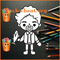 Toca coloring book icon