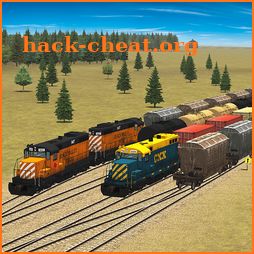 Train and rail yard simulator icon