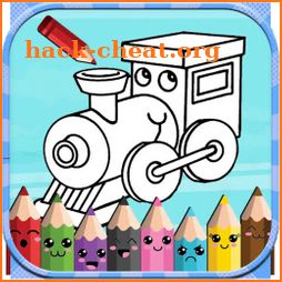 Train Coloring Book icon