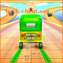 Tuk Tuk Rickshaw 3D Stunt: Free Stunt Games 2021 icon