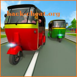 Tuk Tuk Rickshaw City Taxi Driver Passenger 2019 icon