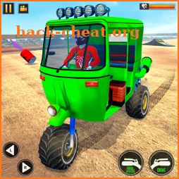 Tuk Tuk Rickshaw Demolition Derby Stunts 2021 icon