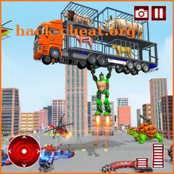 Turtle Super Robot Car Transform Shooting Game icon