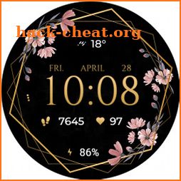 TVV Luxury Flowers Watch Face icon