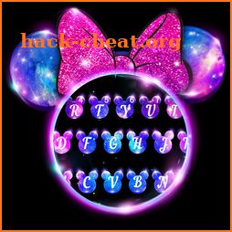 Twinkling Galaxy Minny Keyboard Theme icon