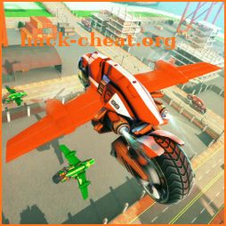 Ultimate Flying Bike Racing Stunts-City Moto Drive icon