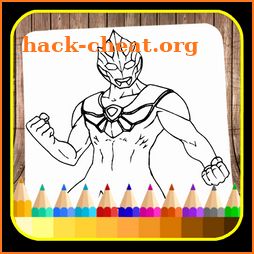 ultrman coloring books icon