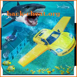 Underwater City Ultimate Flying Car Stunt icon