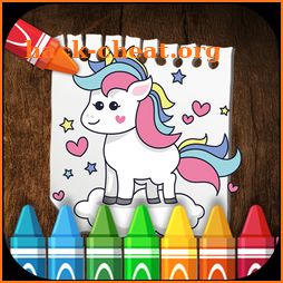 Unicorn Art - Unicorn painting & Unicorn Coloring icon