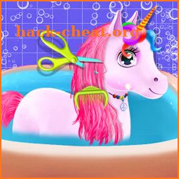 Unicorn Braided Hair Salon Makeover Hairstyle icon