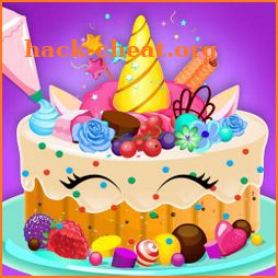 Unicorn Cake Donut Maker Baking Kitchen icon