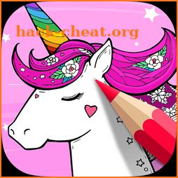 Unicorn Coloring Book 3D icon