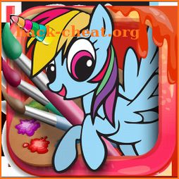 Unicorn Coloring Pages – Pony Coloring Book icon