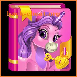 Unicorn Diary with Password 🦄 icon