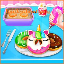 Unicorn Donut Maker Bakery Kitchen icon