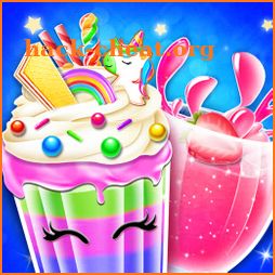 Unicorn Milkshake Games And Icy Food Maker icon