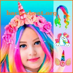 Unicorn photo editor icon