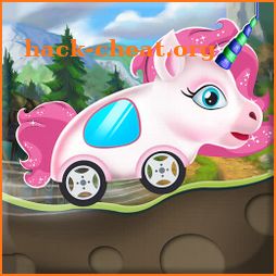 Unicorn Racing Cars Animals Vroom icon