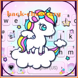 Unicorn Sky Keyboard Theme icon