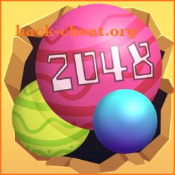 Unusual marbles 2048 icon