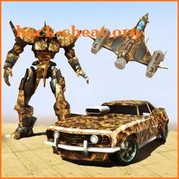 US Army Jet Robot transformation Car Tank War icon