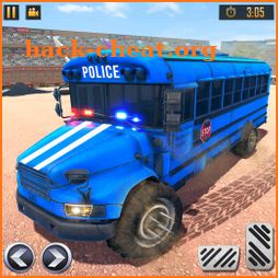 US Police Bus Demolition Derby Crash Stunts 2020 icon