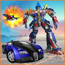 US Police Car Robot Transform: 3D shooting Games icon