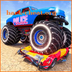 US Police Monster Truck Fighter War : Crash Stunts icon