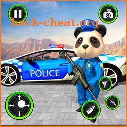 US Police Panda Rope Hero:Police Attack Game icon