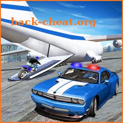 US Police Plane Transporter Game 2019 icon