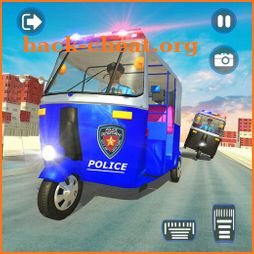 US Police Tuk Tuk Transport Simulator icon