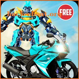 US Robot Bike Transform Shooting Game icon