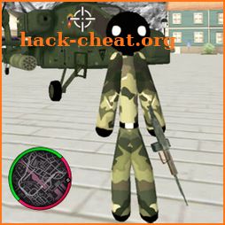 US Stickman Army Stickman Rope Hero counter 2 icon