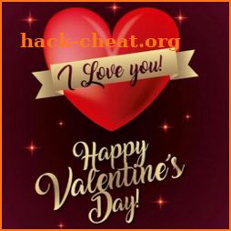 Valentine Day Greeting GIF. icon