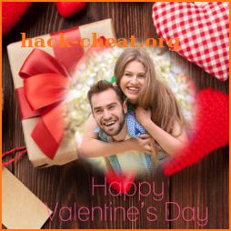 Valentine's Day Photo Frame. icon