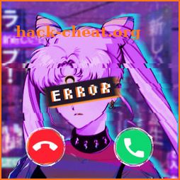 Vaporwave Call Flash: Retro Aesthetic Phone Screen icon