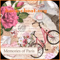 Vintage Wallpaper Memories of Paris Theme icon