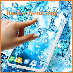 Water drops live wallpaper icon