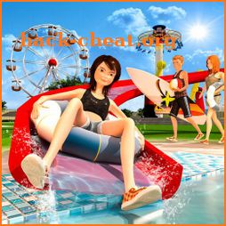 Water Park Racing Kids Aqua Park Water Slide Games icon