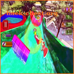 Water Slide Jojo Surfer: Adventure Rush Racing icon