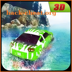 Water Surfer: Beach Racing Car Driver Simulator 3D icon