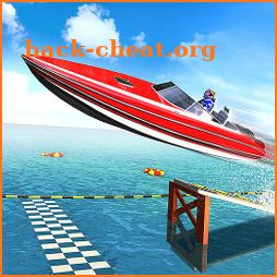 Water Surfer Speed Boat Stunts: Racing Games icon