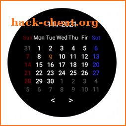 Wear OS Calendar Tile icon