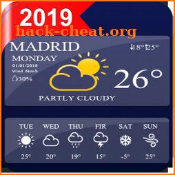 weather forecast 2019 - live weather updates icon