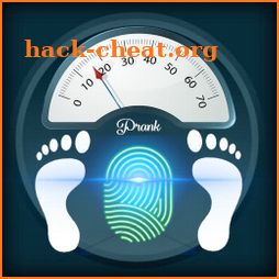 Weight finger scanner prank icon