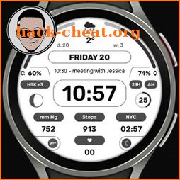 WFP 201 digital watch face icon